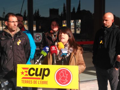 La CUP-CC presenta a les Terres de l’Ebre la seva llista electoral pel 21-D